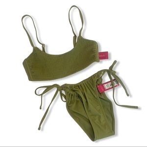Target Olive Green Bikini NWT